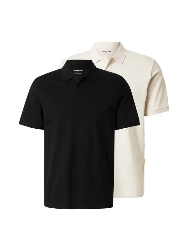 JACK & JONES JACK & JONES Majica 'JJKANE'  bež / črna