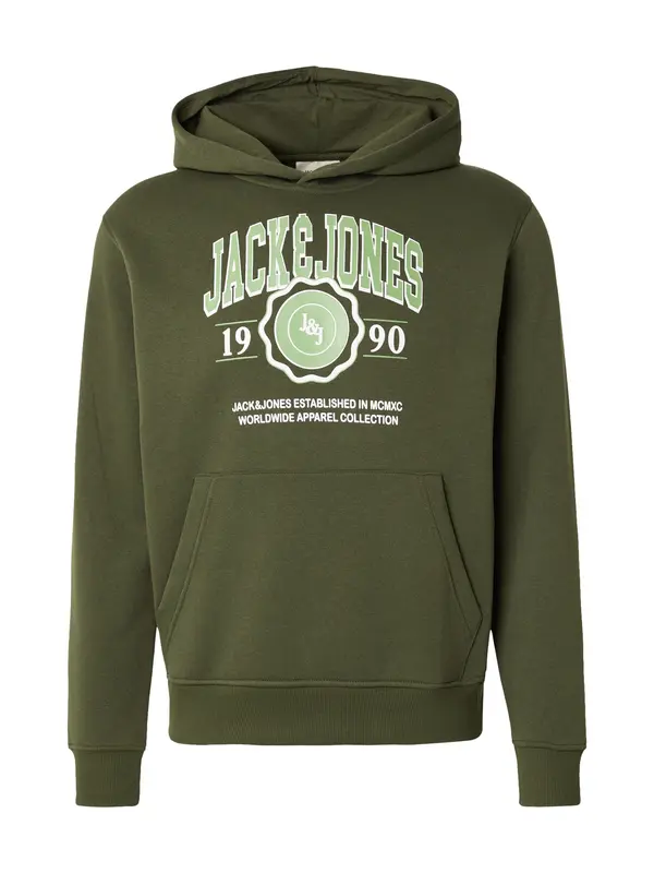 JACK & JONES JACK & JONES Majica 'JJMAKO'  meta / jelka / bela