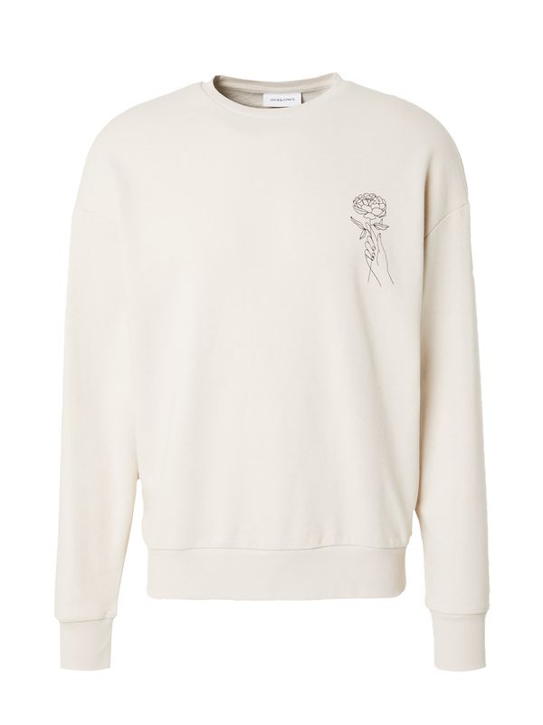 JACK & JONES JACK & JONES Majica 'JJMYSTIC'  bež / črna