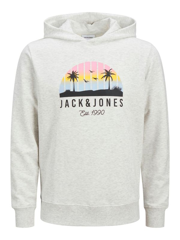 JACK & JONES JACK & JONES Majica 'JJPALM'  zlato-rumena / roza / črna / pegasto bela