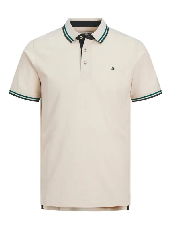 JACK & JONES JACK & JONES Majica 'JJPaulos'  bež / zelena / temno zelena