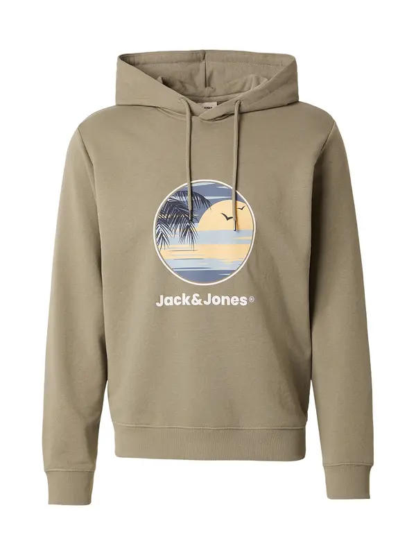 JACK & JONES JACK & JONES Majica 'JJPERRY'  svetlo modra / svetlo rumena / barva blata / bela