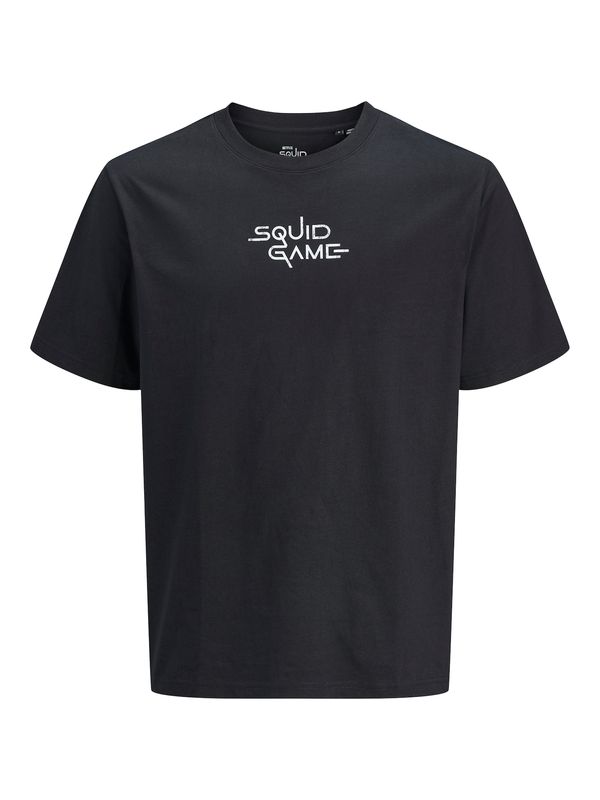 JACK & JONES JACK & JONES Majica 'JJSQUIDGAME'  črna / bela