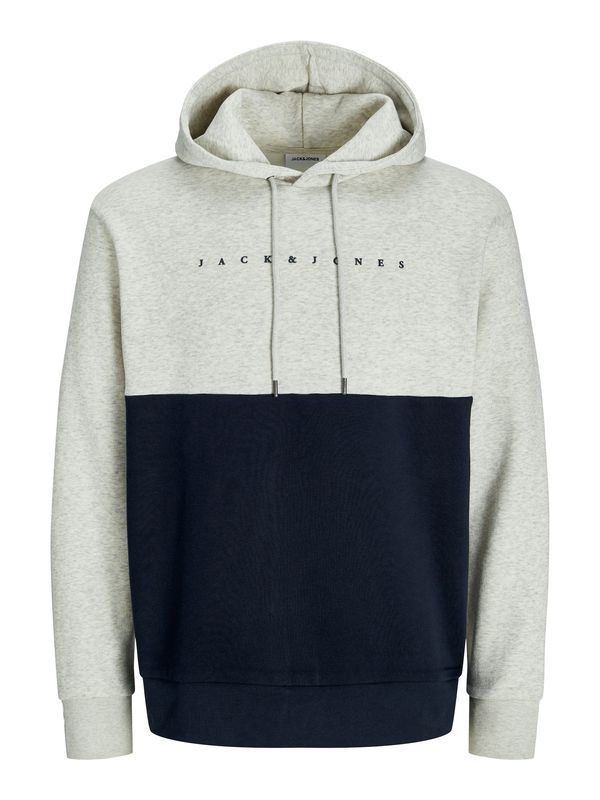 JACK & JONES JACK & JONES Majica 'JJSTAR'  mornarska / pegasto bela