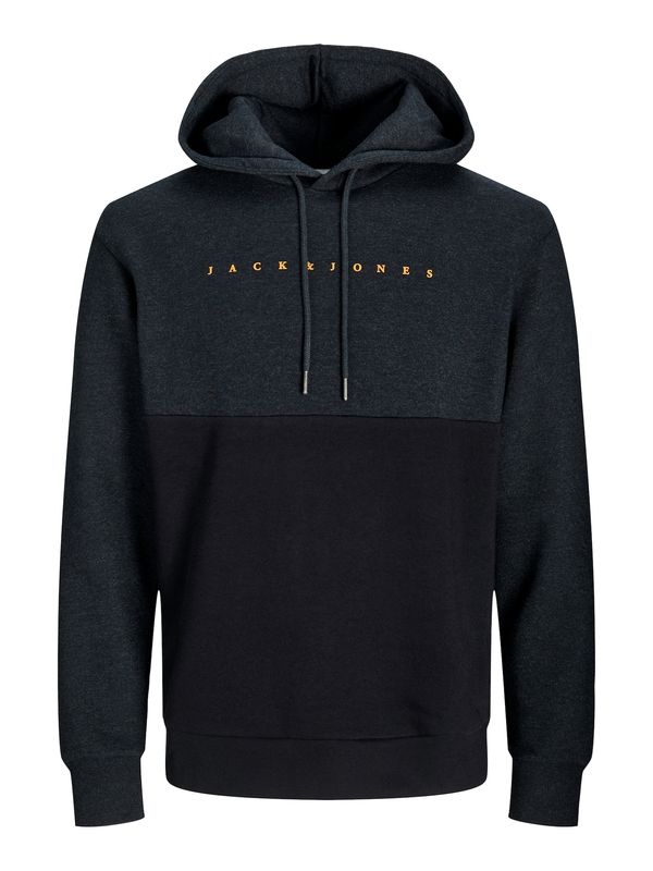 JACK & JONES JACK & JONES Majica 'JJSTAR'  oranžna / črna / pegasto črna