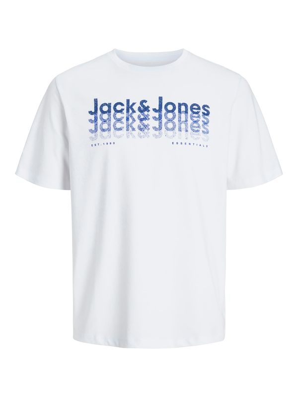 JACK & JONES JACK & JONES Majica 'JJTEX'  modra / temno modra / bela