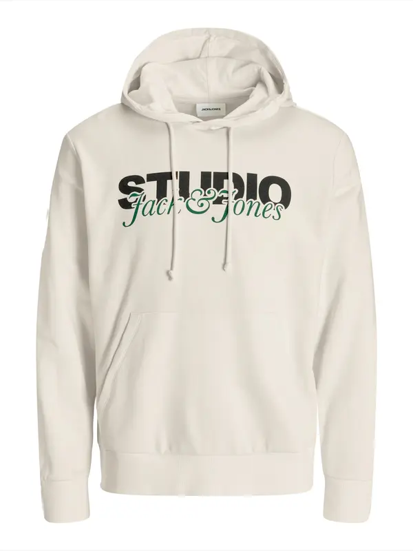 JACK & JONES JACK & JONES Majica 'JJYuki'  kremna / zelena / črna