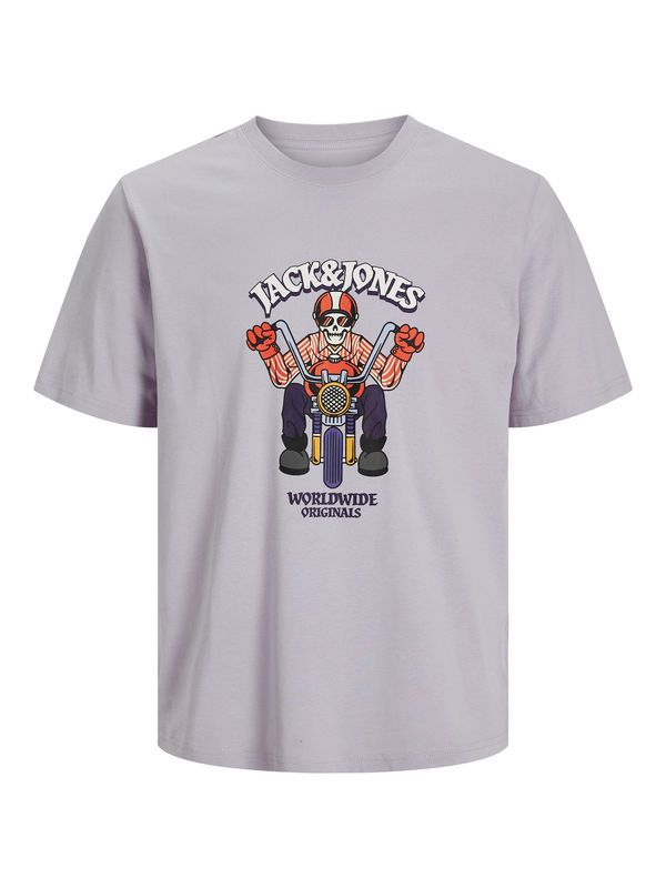 JACK & JONES JACK & JONES Majica 'JORANATOMY SKULL'  majnica / rdeča / črna / bela