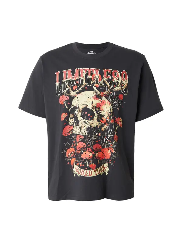 JACK & JONES JACK & JONES Majica 'JORBAND'  losos / temno oranžna / črna