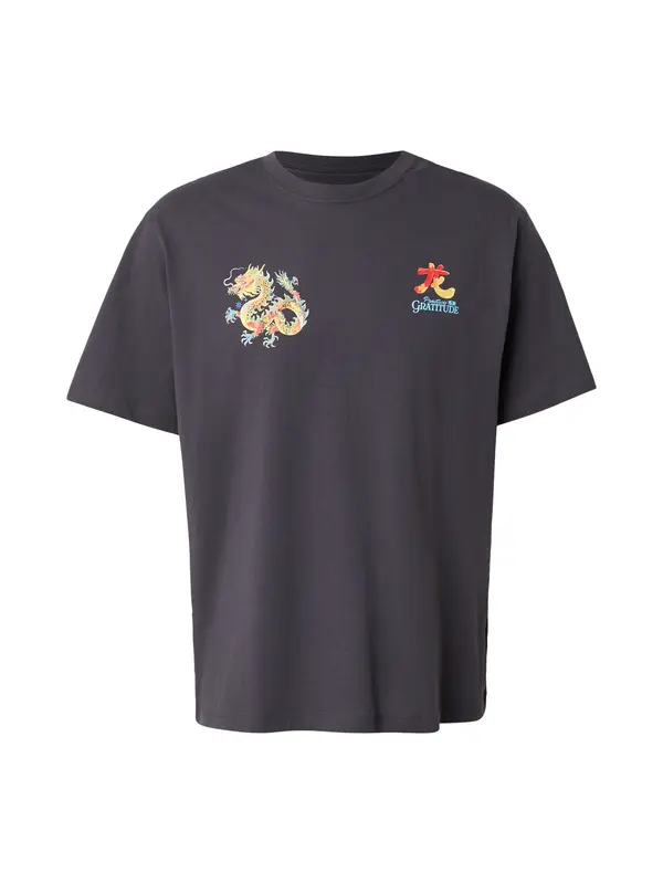 JACK & JONES JACK & JONES Majica 'JORBIG JAPAN'  svetlo modra / oranžna / temno rdeča / črna