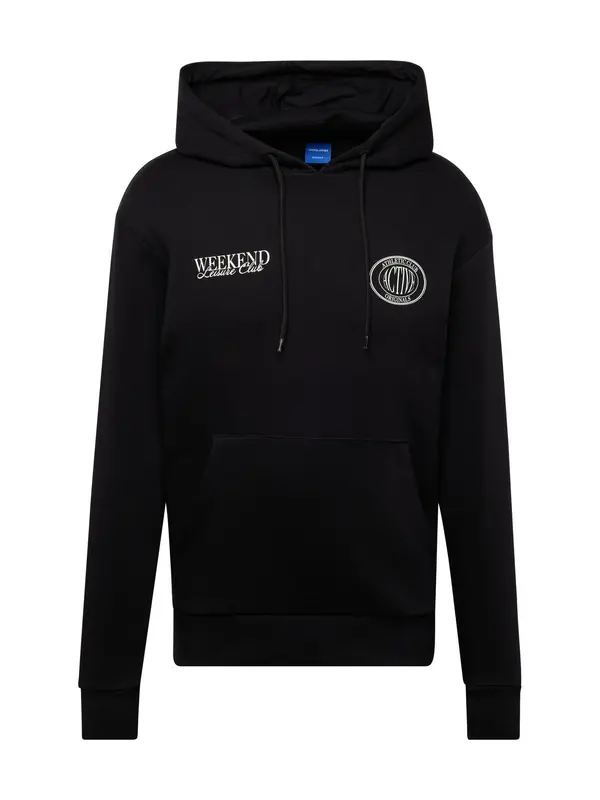 JACK & JONES JACK & JONES Majica 'JORBradley'  črna / off-bela
