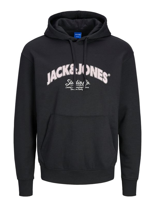 JACK & JONES JACK & JONES Majica 'JORBRONX'  črna / bela