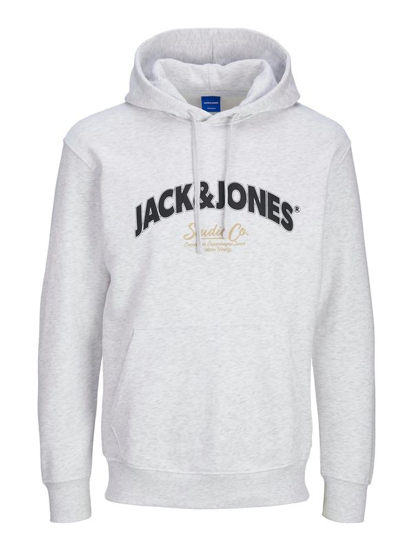 JACK & JONES JACK & JONES Majica 'JORBRONX'  kamela / črna / pegasto bela