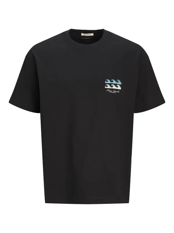JACK & JONES JACK & JONES Majica 'JORCanggu'  kremna / svetlo modra / žad / črna