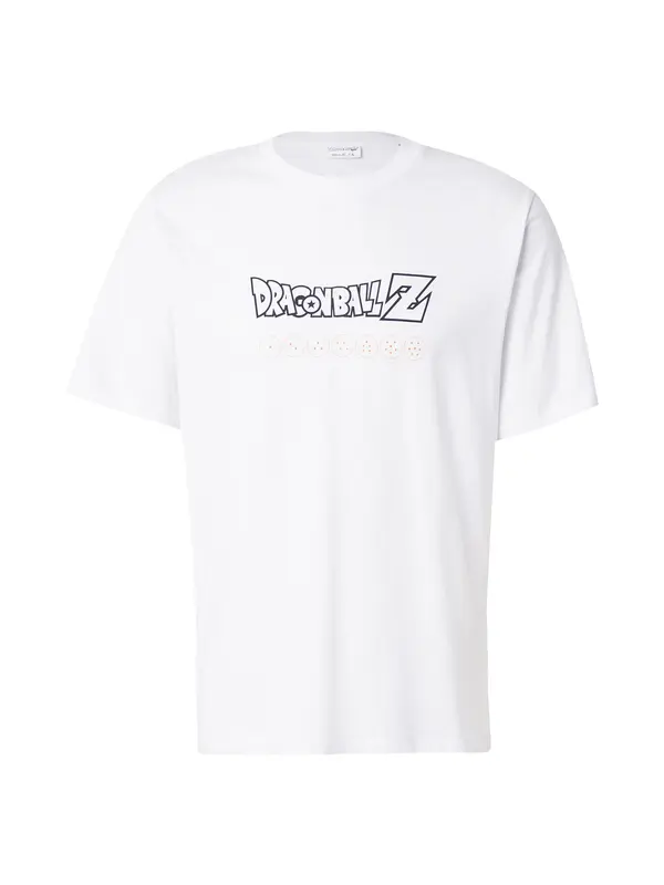 JACK & JONES JACK & JONES Majica 'JORDRAGON'  oranžna / črna / bela