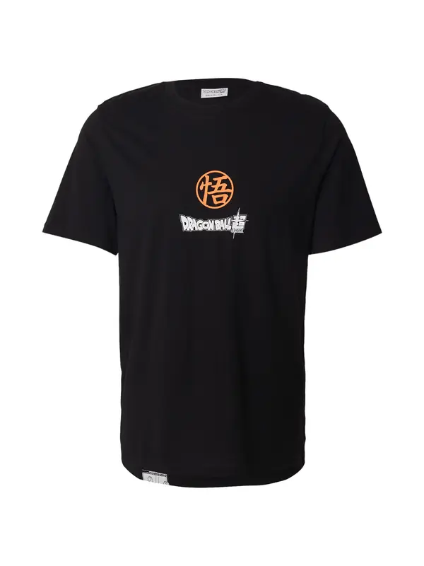 JACK & JONES JACK & JONES Majica 'JORDRAGON'  oranžna / črna / bela