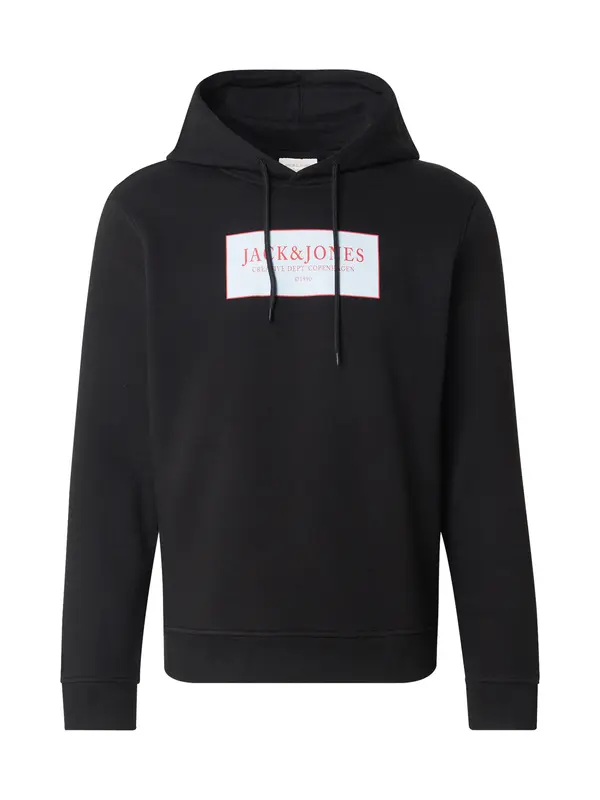 JACK & JONES JACK & JONES Majica 'JORGREENE'  rdeča / črna / bela