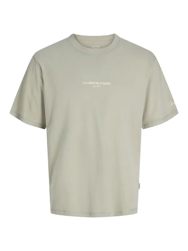 JACK & JONES JACK & JONES Majica 'JORHyeres'  bež / cijansko modra / rjava / pastelno zelena