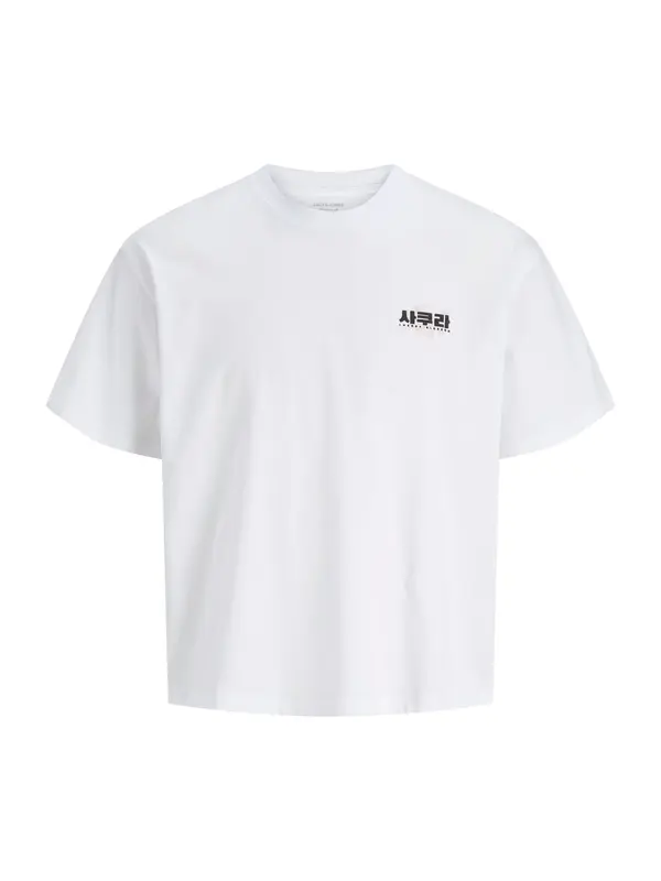 JACK & JONES JACK & JONES Majica 'JORKEN'  roza / črna / bela