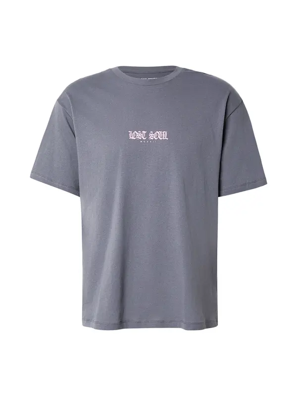 JACK & JONES JACK & JONES Majica 'JORLOST'  temno siva / eozin