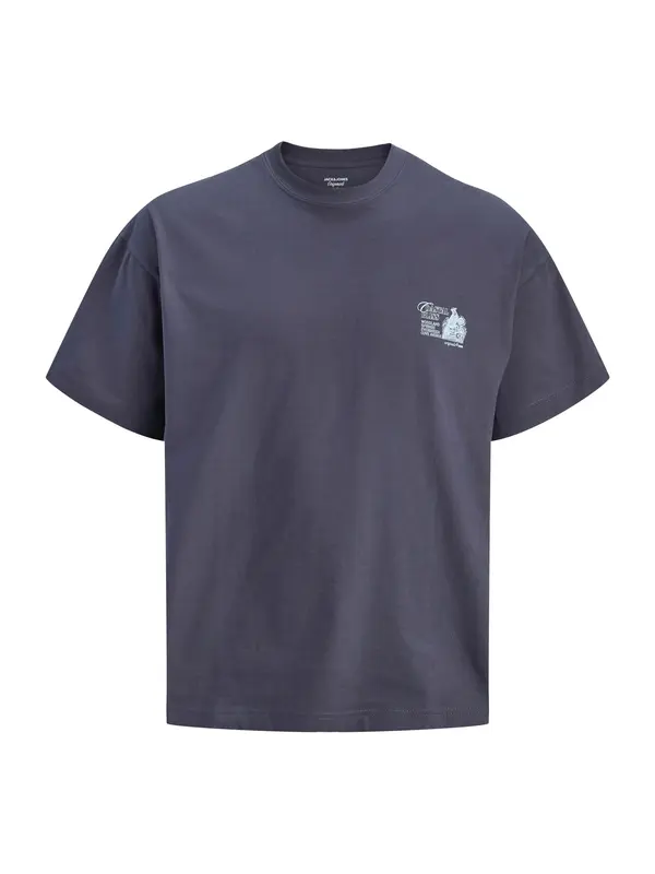 JACK & JONES JACK & JONES Majica 'JORMAINE'  temno siva / bela