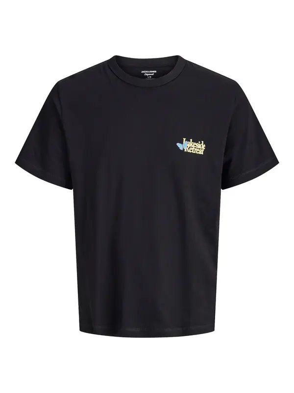 JACK & JONES JACK & JONES Majica 'JORMontauk'  pesek / indigo / nebeško modra / črna