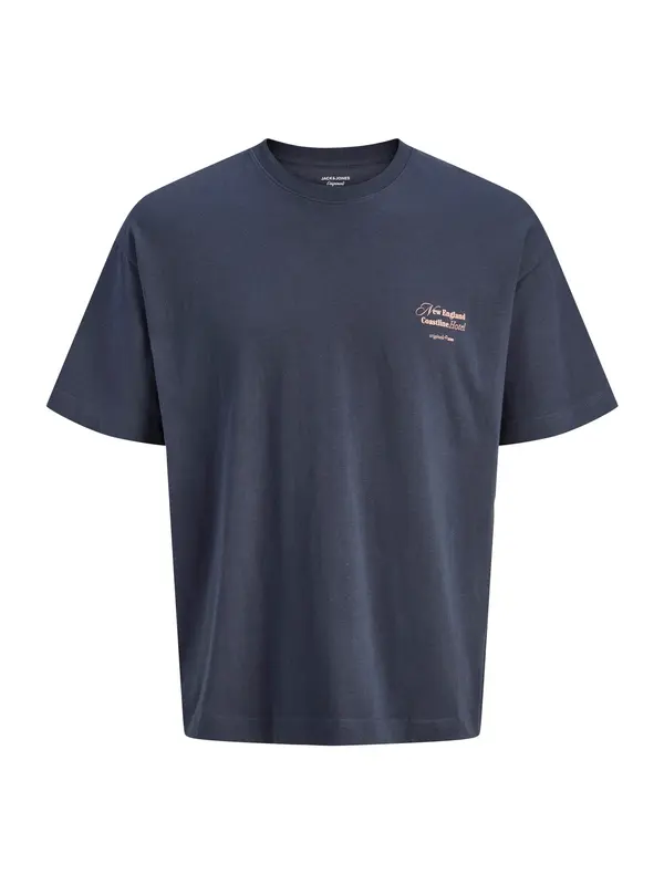 JACK & JONES JACK & JONES Majica 'JORMONTAUK'  rumena / svetlo rumena / temno siva / temno oranžna