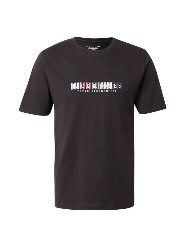 JACK & JONES JACK & JONES Majica 'JORNANTUCKET'  temno modra / vinsko rdeča / črna / bela