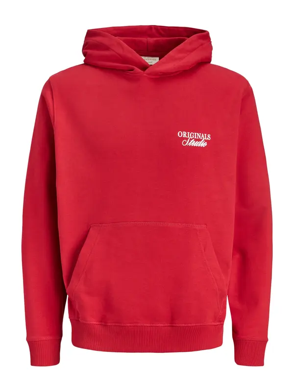 JACK & JONES JACK & JONES Majica 'JORNorrebro'  brusnica / bela