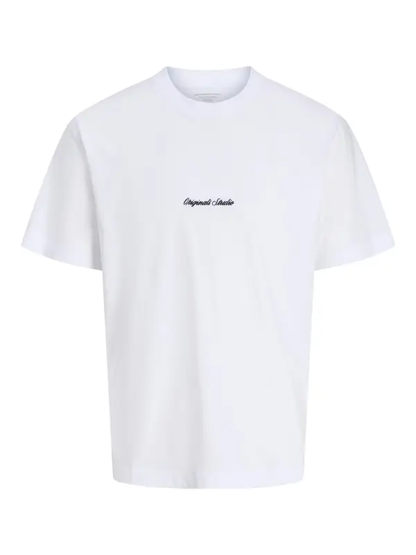 JACK & JONES JACK & JONES Majica 'JORNORREBRO'  črna / bela