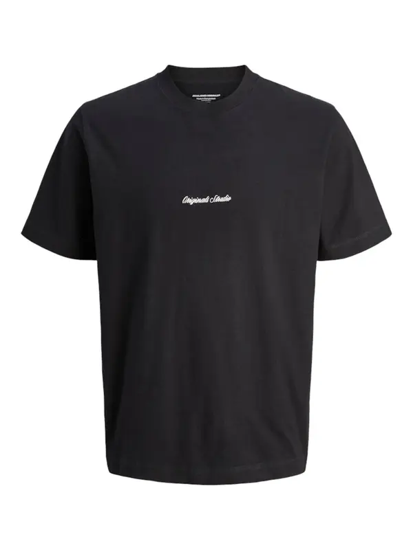 JACK & JONES JACK & JONES Majica 'JORNorrebro'  črna / bela