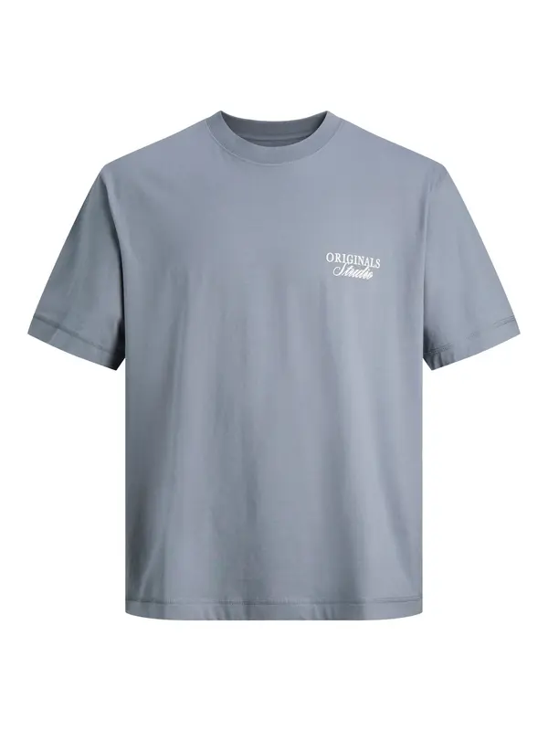 JACK & JONES JACK & JONES Majica 'JORNorrebro'  pastelno modra / bela