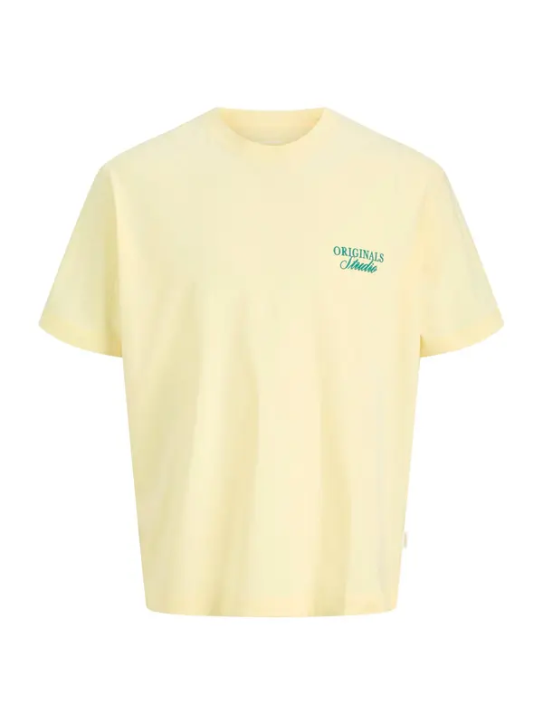 JACK & JONES JACK & JONES Majica 'JORNorrebro'  pastelno rumena / trst