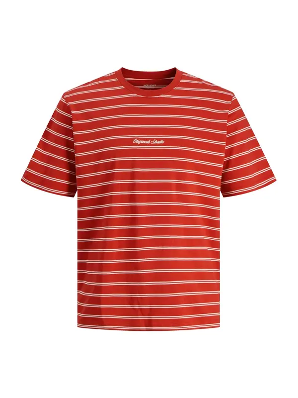 JACK & JONES JACK & JONES Majica 'JORNORREBRO'  rdeča / bela