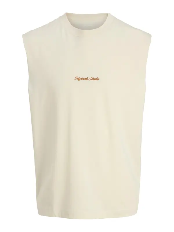 JACK & JONES JACK & JONES Majica 'JORNORREBRO'  rjava / bela