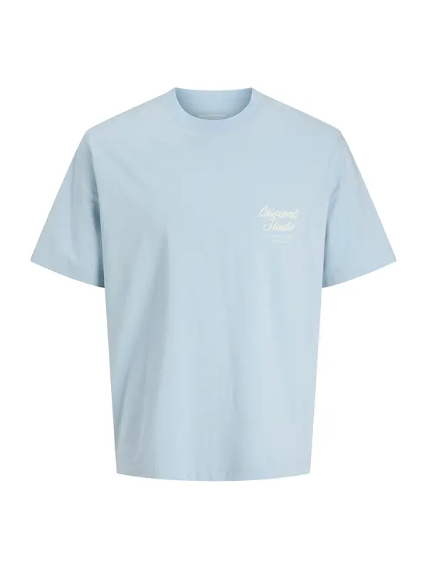 JACK & JONES JACK & JONES Majica 'JORNORREBRO'  svetlo modra / bela
