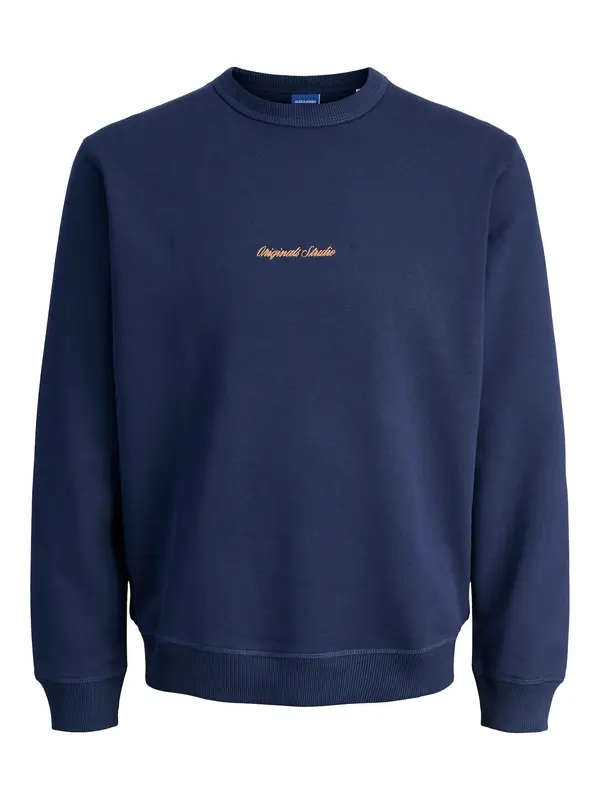 JACK & JONES JACK & JONES Majica 'JORNORREBRO'  temno modra / oranžna