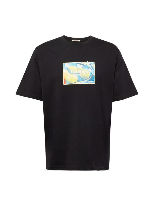 JACK & JONES JACK & JONES Majica 'JORNOTO ART'  svetlo modra / rumena / črna / bela