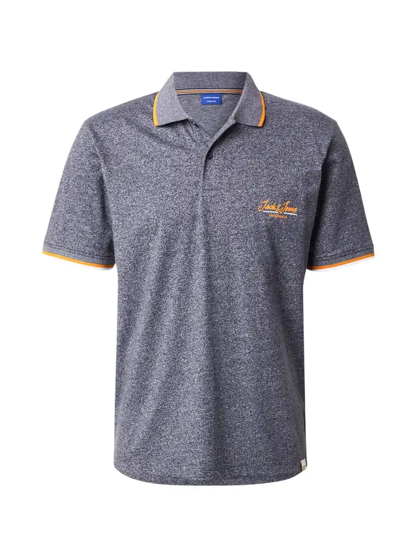 JACK & JONES JACK & JONES Majica 'JORTEN'  progasto modra / oranžna / bela