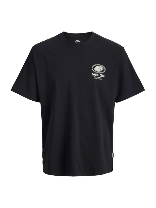 JACK & JONES JACK & JONES Majica 'JORTrendy Objects'  črna / bela