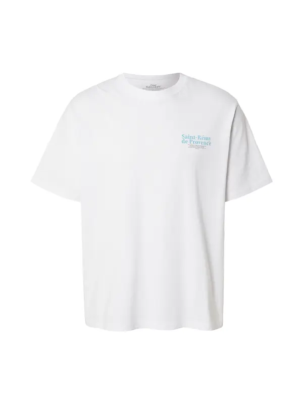 JACK & JONES JACK & JONES Majica 'JORVALLEY'  azur / svetlo rumena / svetlo zelena / bela
