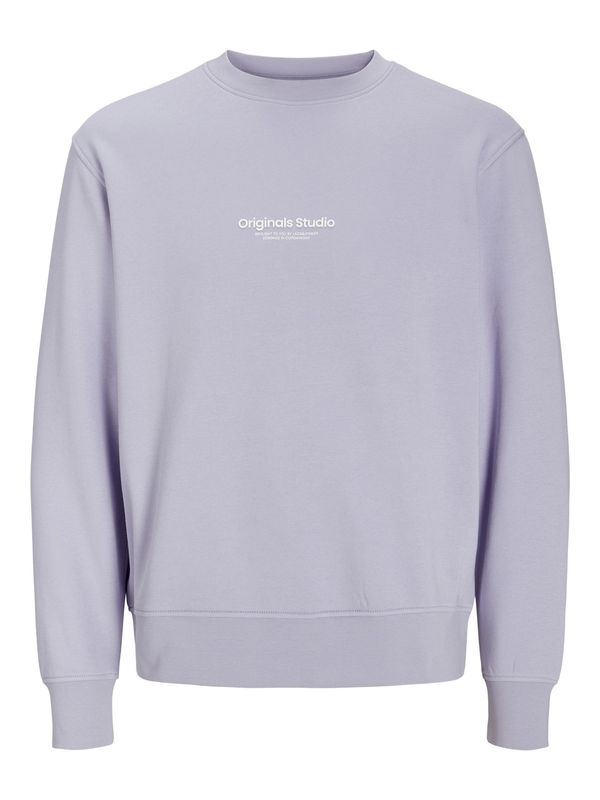 JACK & JONES JACK & JONES Majica 'JORVESTERBRO'  pastelno lila / bela