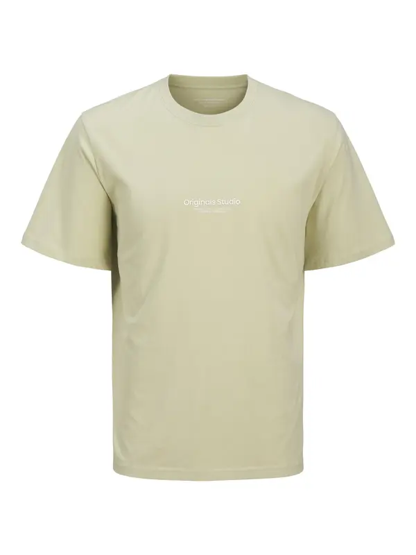 JACK & JONES JACK & JONES Majica 'JORVesterbro'  pastelno zelena / bela