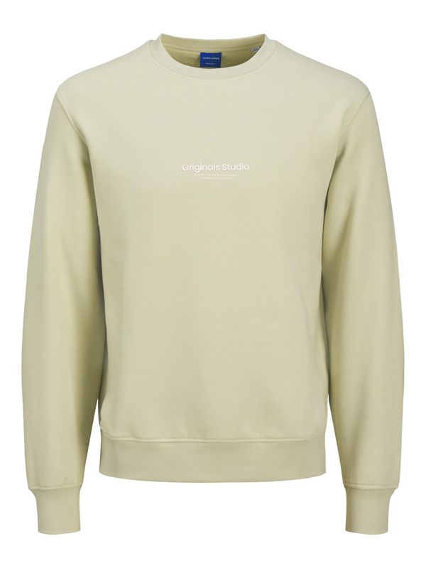 JACK & JONES JACK & JONES Majica 'JORVESTERBRO'  pastelno zelena / bela