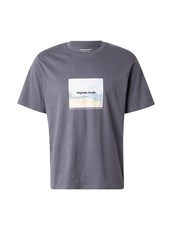 JACK & JONES JACK & JONES Majica 'JORVESTERBRO'  svetlo modra / svetlo rumena / temno siva / črna