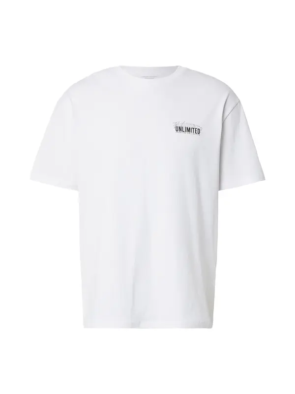 JACK & JONES JACK & JONES Majica 'JORVISIONARY'  črna / bela