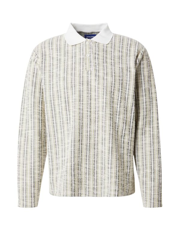 JACK & JONES JACK & JONES Majica 'JORWINTER'  rumena / siva / volneno bela