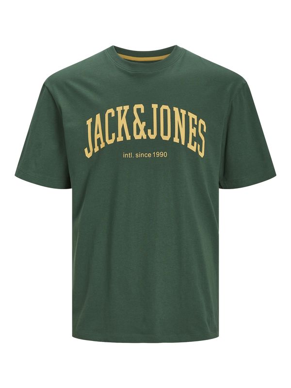 JACK & JONES JACK & JONES Majica 'Josh'  svetlo rumena / temno zelena