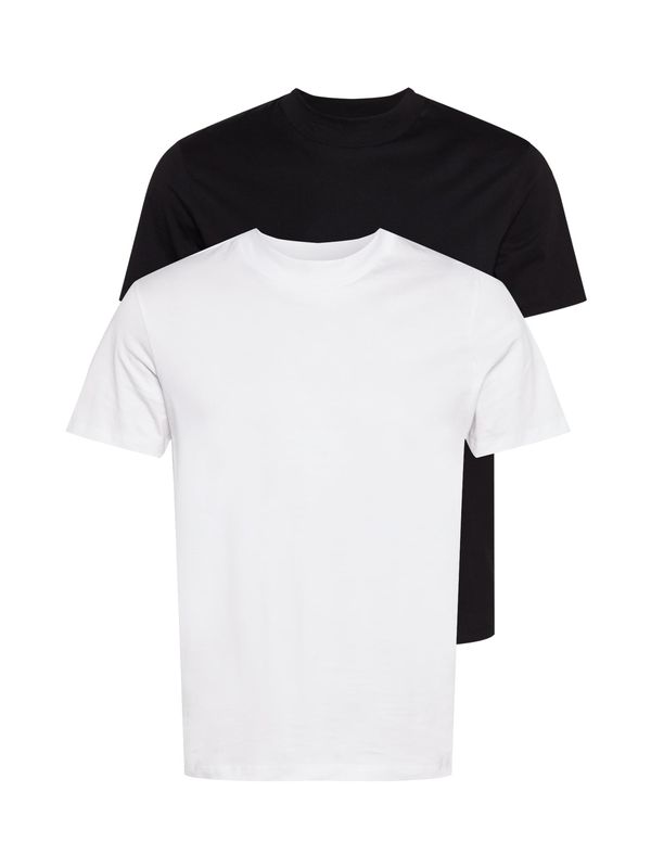 JACK & JONES JACK & JONES Majica 'JPRBLA'  črna / bela