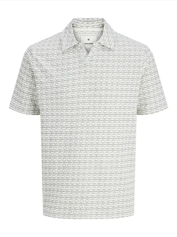 JACK & JONES JACK & JONES Majica 'JPRBLAELI'  siva / naravno bela